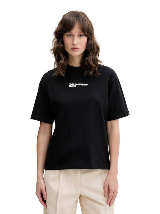 Karl Lagerfeld Women's Black T-shirt