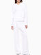 Pantaloni De Trening Albi