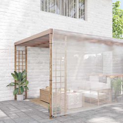 vidaXL Waterproof Tarpaulin 12x10m Transparent