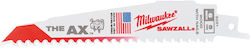 Milwaukee 48475021 Λάμες Κατεδάφισης Heavy Duty Ax Ξύλα Πρόκες 150mmx 5 Tpi – 5 Tem