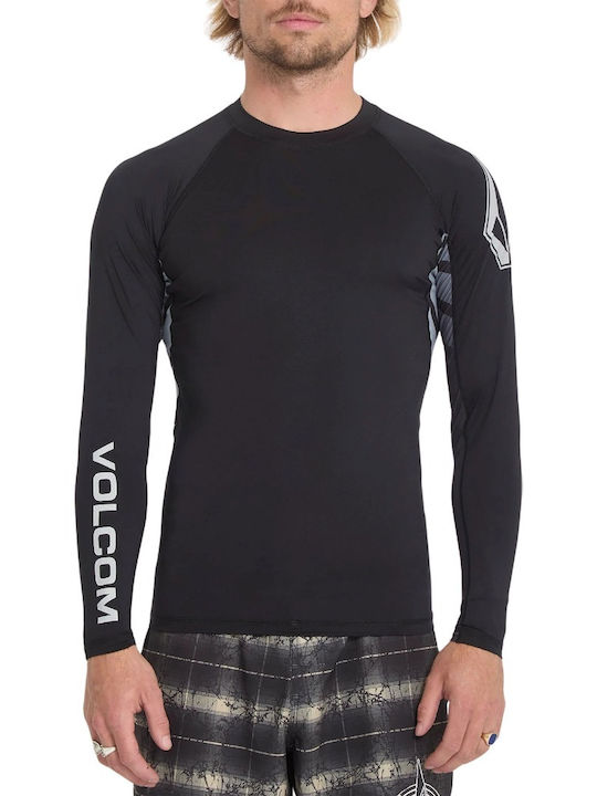 Volcom UPF 50+ Sonnenschutzshirt Schwarze Volcom UPF 50+ Sonnenschutzshirt Schwarze
