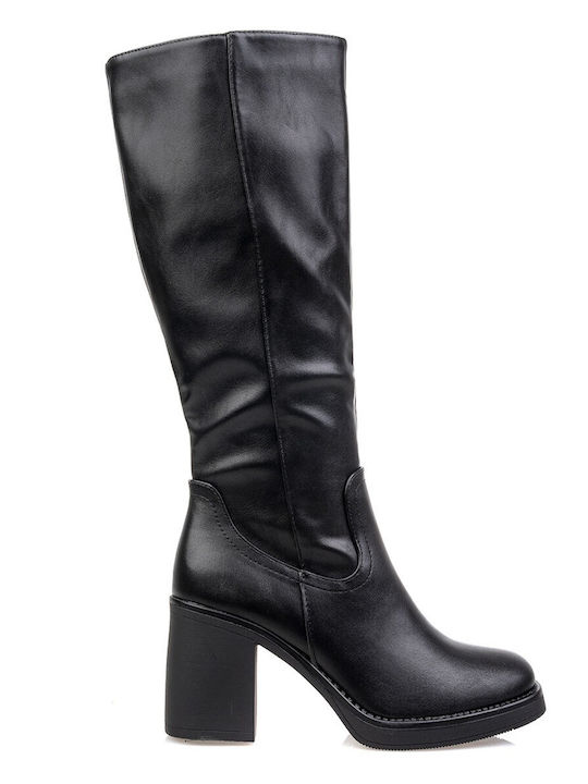 Women's Boots with High Heel Black