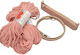 Zipper Full Kit 25cm Vintage Pink Yarn Heart 400g Pink Rotten Apple