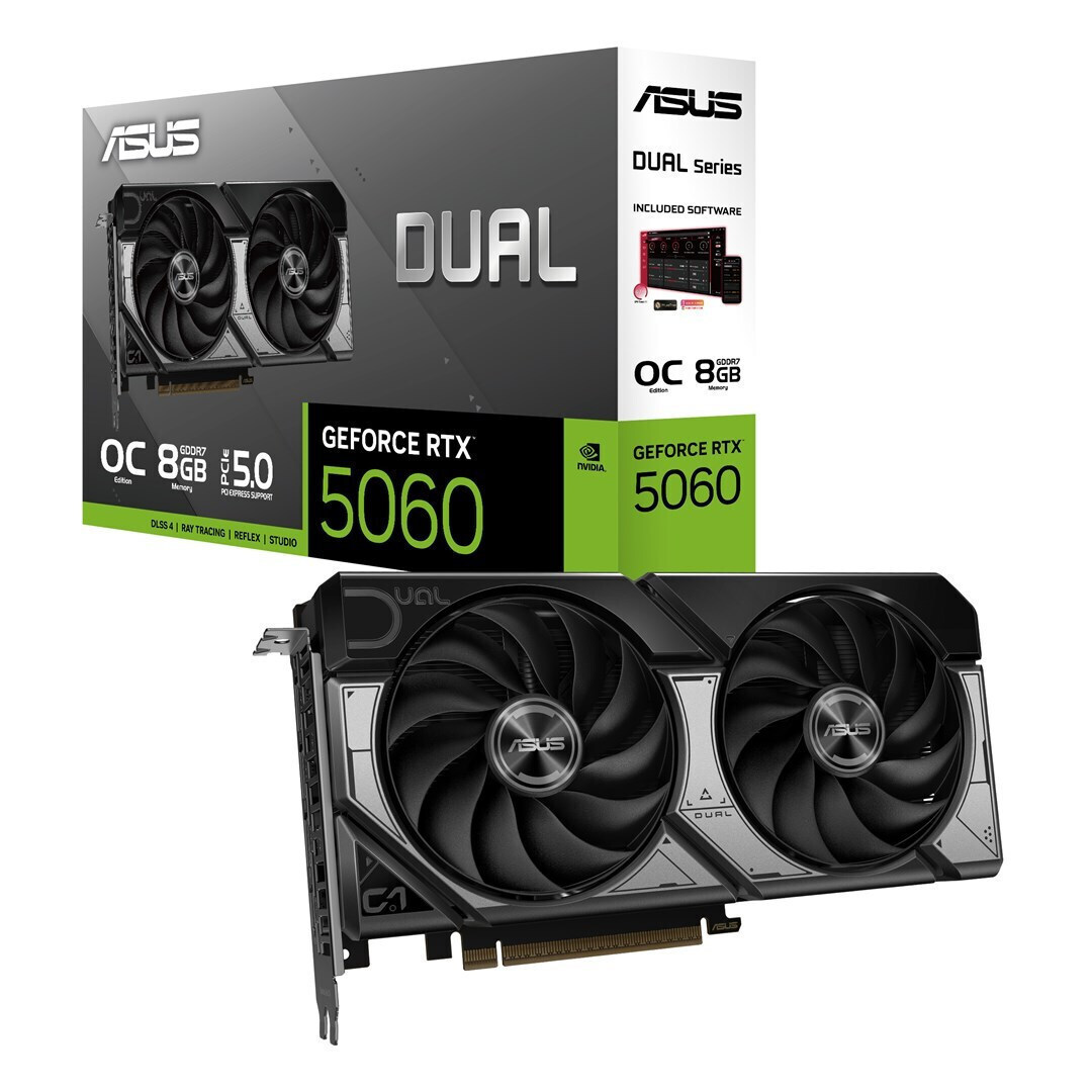 Asus GeForce RTX 5060 8GB GDDR7 EVO OC Κάρτα Γραφικών