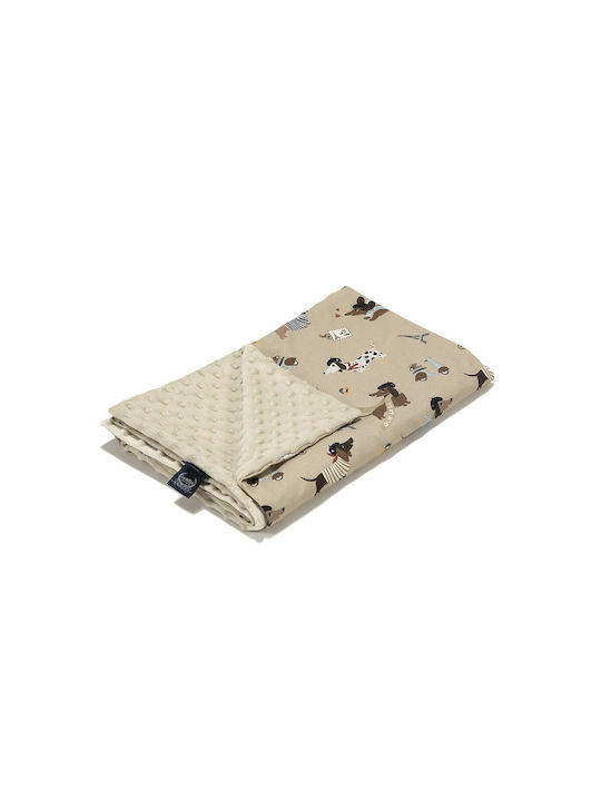 La Millou Κουβέρτα Κούνιας Βαμβακερή Καφέ 110x140εκ.