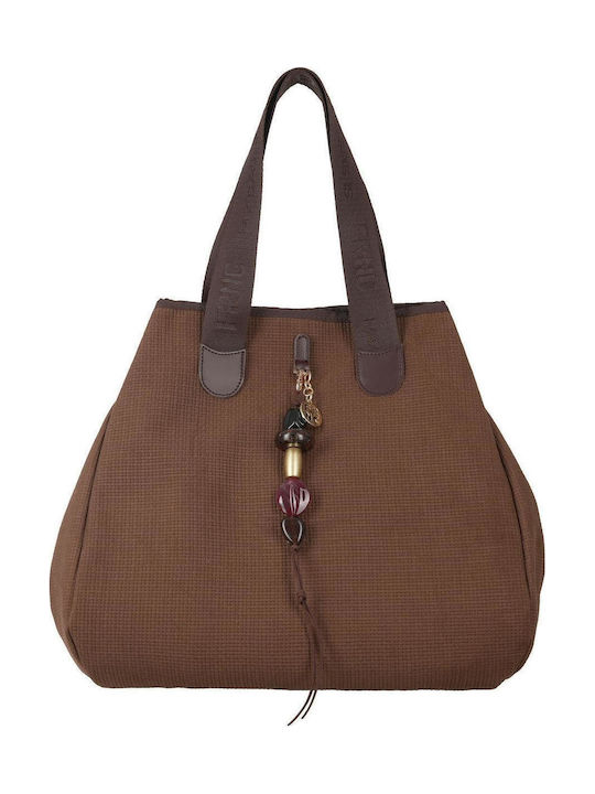 FRNC Fabric Women's Shoulder Bag Brown