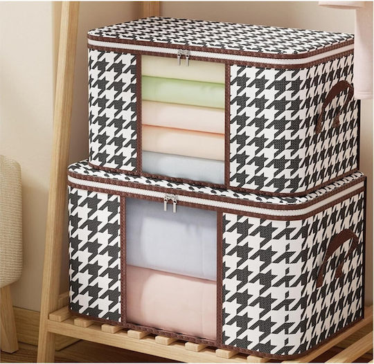 Alista Home Casetă Textilă De Depozitare Haine Albă 55x35x25cm