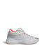 Dame X Basketball Shoes Silver Metallic Grey Two Lucid Red
