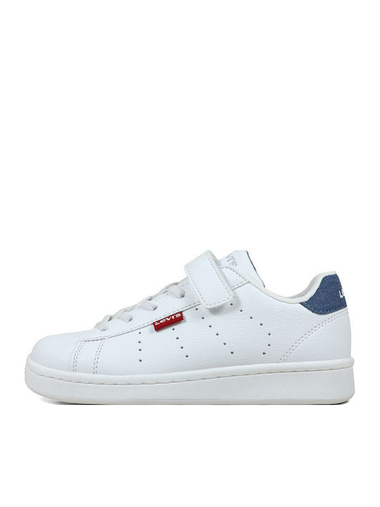 Levi's Avenue Παιδικά Sneakers με Σκρατς Λευκά
