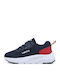 Kids Sneakers with Hoop & Loop Closure Blue