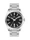Ferro Men's Battery Watch with Silver Metal Bracelet