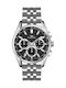 Ferro Men's Battery Watch With Silver Metal Bracelet