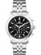 Ferro Men's Battery Watch With Silver Metal Bracelet