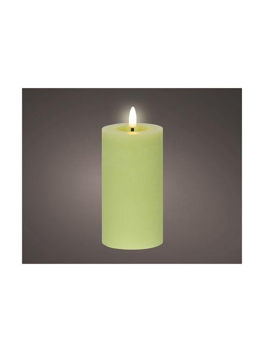 Kaemingk Decorative Table Lamp LED Warm White Wax Polish 7x15cm