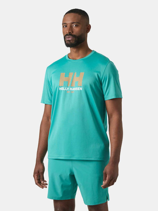 Helly Hansen Зелена Тениска Зелен