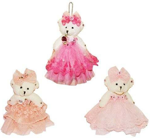 Dorosimo Plush Teddy Bear 3 cm Various Designs 1pc