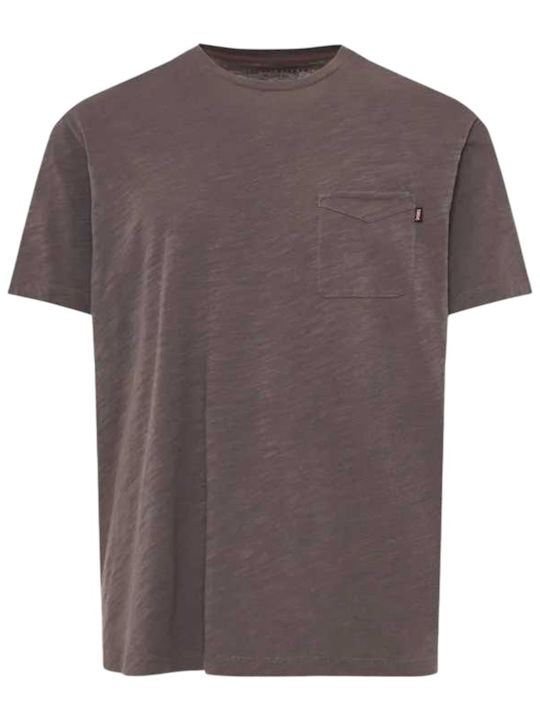 Funky Buddha Basic T-shirt Moon Mist