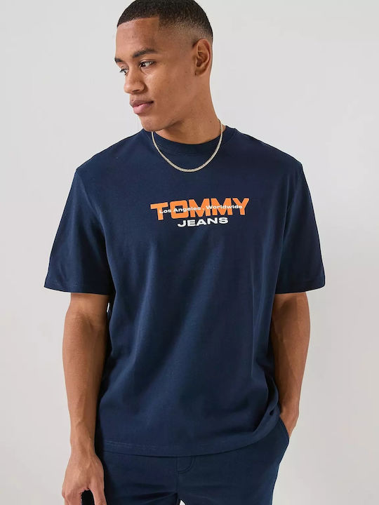 Tommy Hilfiger Tjm Kurzarm T-Shirt Blau Tommy Hilfiger Tjm Kurzarm T-Shirt Blau