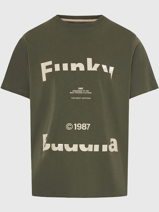 Funky Buddha T-shirt Χακί