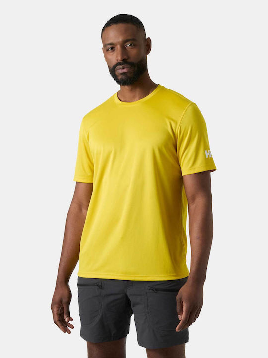 Helly Hansen Yellow Μπλούζα Κοντομάνικη Yellow
