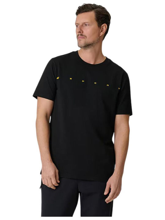 4F T-Shirt Black