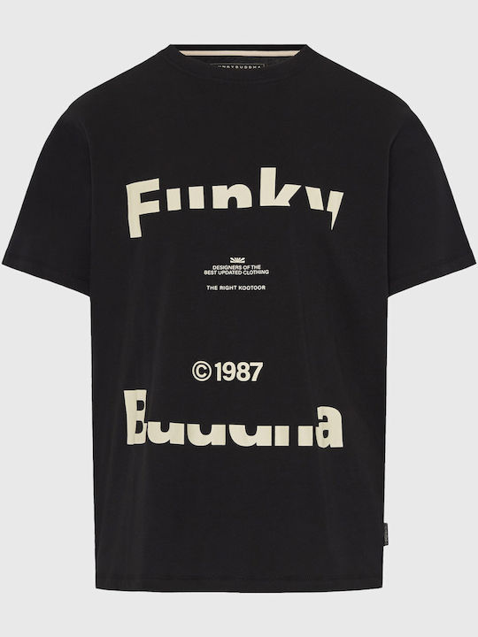 Funky Buddha T-shirt Μαύρο