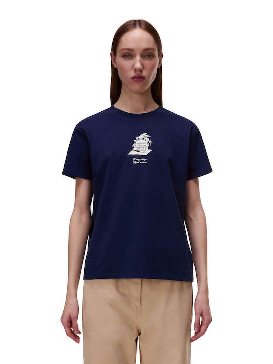 Napapijri Γυναικείο T-shirt Μπλε