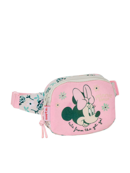 Minnie Mouse Kids Bum Bag Pink 14x11x4cm