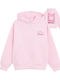 Kids Sweatshirt with Pink Hood