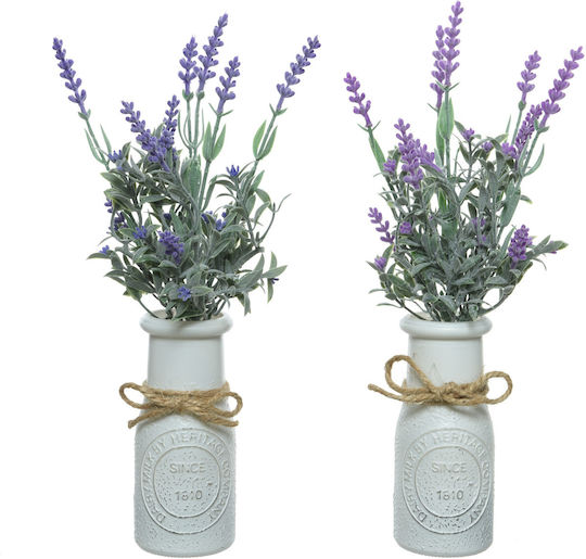 Potted Lavender 13x13x32cm