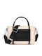 City Damen Schultertasche in Creme