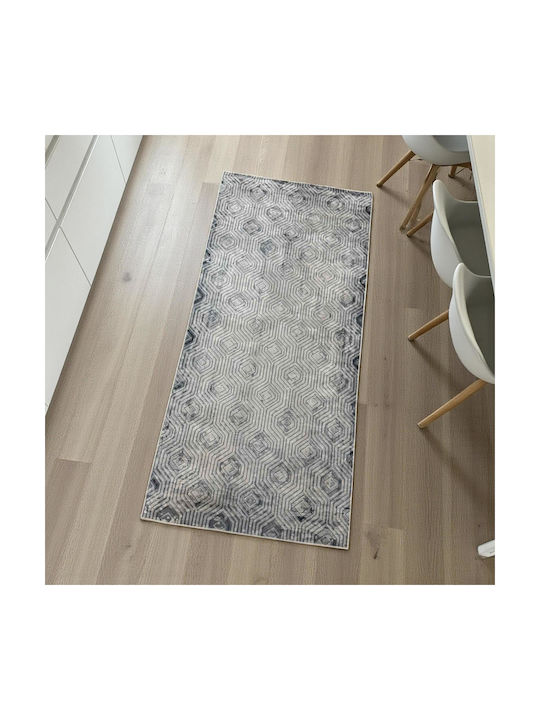 Linea Home Αντιολισθητικό Χαλί Διάδρομος Γκρι 70x150cm