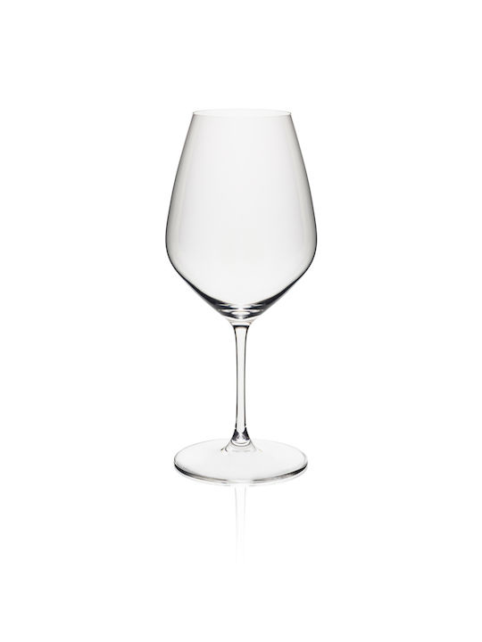 Rockwell Razors Pahar pentru Vin Alb din Sticlă în Culoare Roșie 570ml