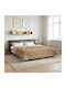 vidaXL Decke Vlies Übergröße 220x240cm Taupe