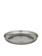 GTSA Deep Inox Silver Serving Plate with Diameter 24cm