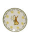 Kaemingk Shallow Porcelain Green Plate with Diameter 20.2cm