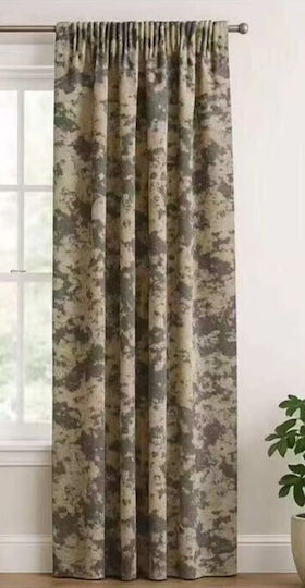 Galifas Curtain with Pencil Pleat Dark Brown 270x280cm