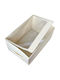 HOMie Stoff Aufbewahrungsbox mit Deckel Transparente 55x32x25cm