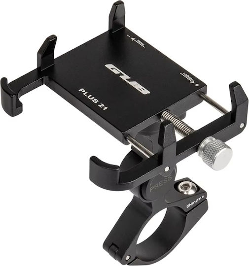 Mobile Phone Holder Gub Plus21 Bicycle Motorcycle Rotating 360 Degrees Tube Diameter 22 2-31 8 Mm Black