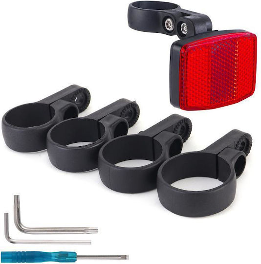 Airtag 2nd Generation Airtag 1st Generation Reflective Rear Light Bicycle Seat Mount Anti-theft Tracking Accessory Red Light