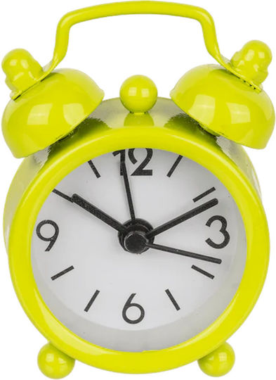 Zmart Imports Tabletop Clock Metal Yellow Zmart Imports Tabletop Clock Metal Yellow