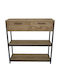 Latho Konsolentisch Holzschatten Eiche M90xB30.5xH92cm