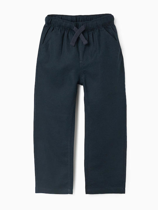 Zippy Pantalon Chino Din In Albastru Marin Pent...
