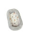 Natalino Bebelino Baby-Kissen Nest Grau