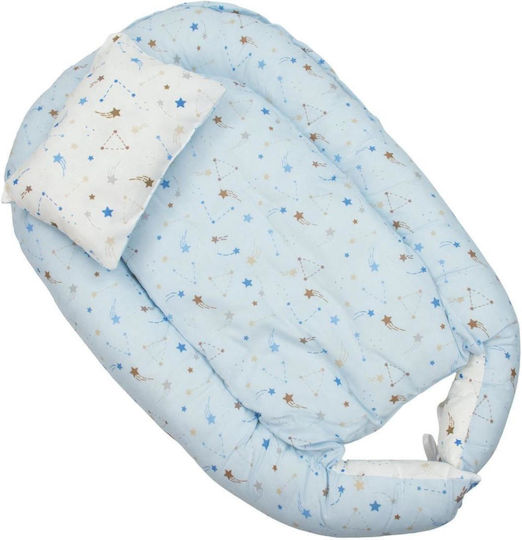 Kamtex Baby Baby Nest Pillow Light Blue 40x64cm