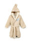 La Millou Kids Bathrobe Beige with Hood