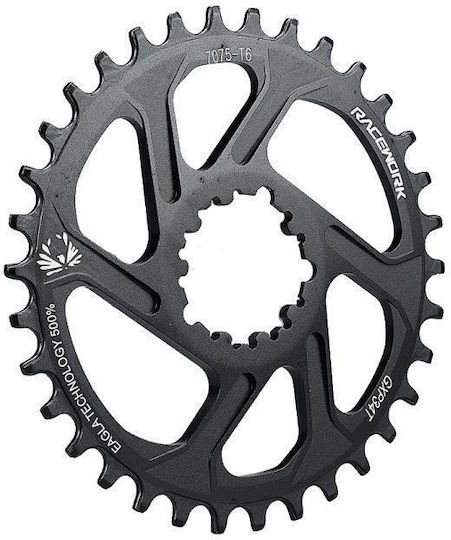 Racework 7075-T6 Sram Mountain Bike Single Plate Round Bicycle Gear Specifications 3mm 34t