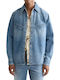 Long Sleeve Blue Denim Shirt