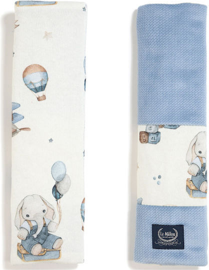 La Millou Blue Belt Cushion Simbo Velvet Wind