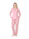 Pijamangel Winter Women's Pink Pyjama Set